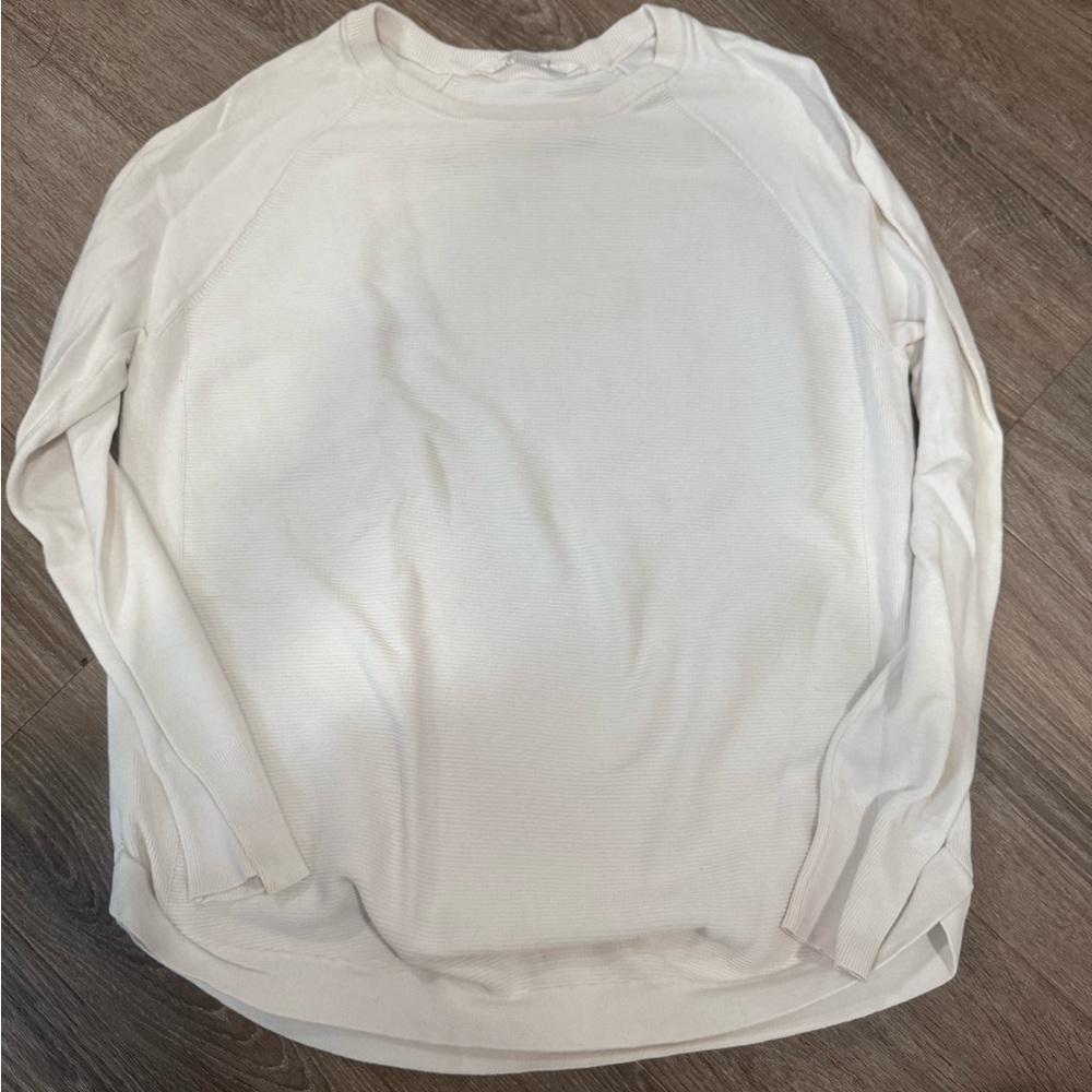 Athleta Women's White Long Sleeve Top